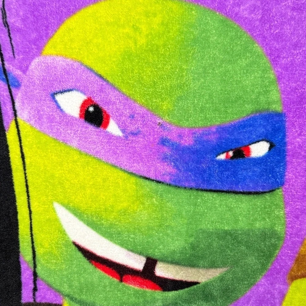 Teenage Mutant Ninja Turtles Throw Blanket Soft Fleece TMNT 50